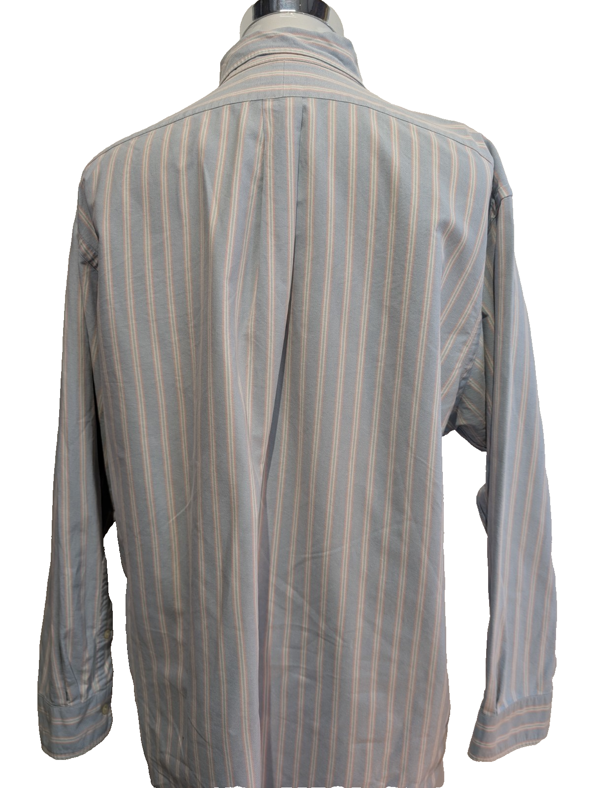 Ralph Lauren Chemise Yarmouth XL/XXL Rayures Rose/Bleu