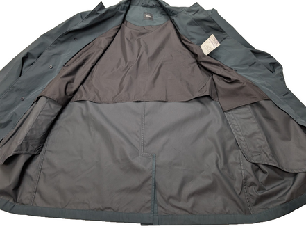 HUGO BOSS Manteau Long Trench Candon M Vert Foncé Nylon Imperméable | 320BSR