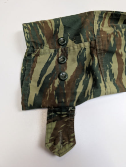 Veste militaire Vert Kaki Armée Grecque Camouflage Tiger Stripe Taille M