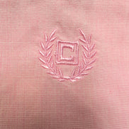 Chemise CHAPS Homme L Rose Pâle Unie Manche Courte Poche