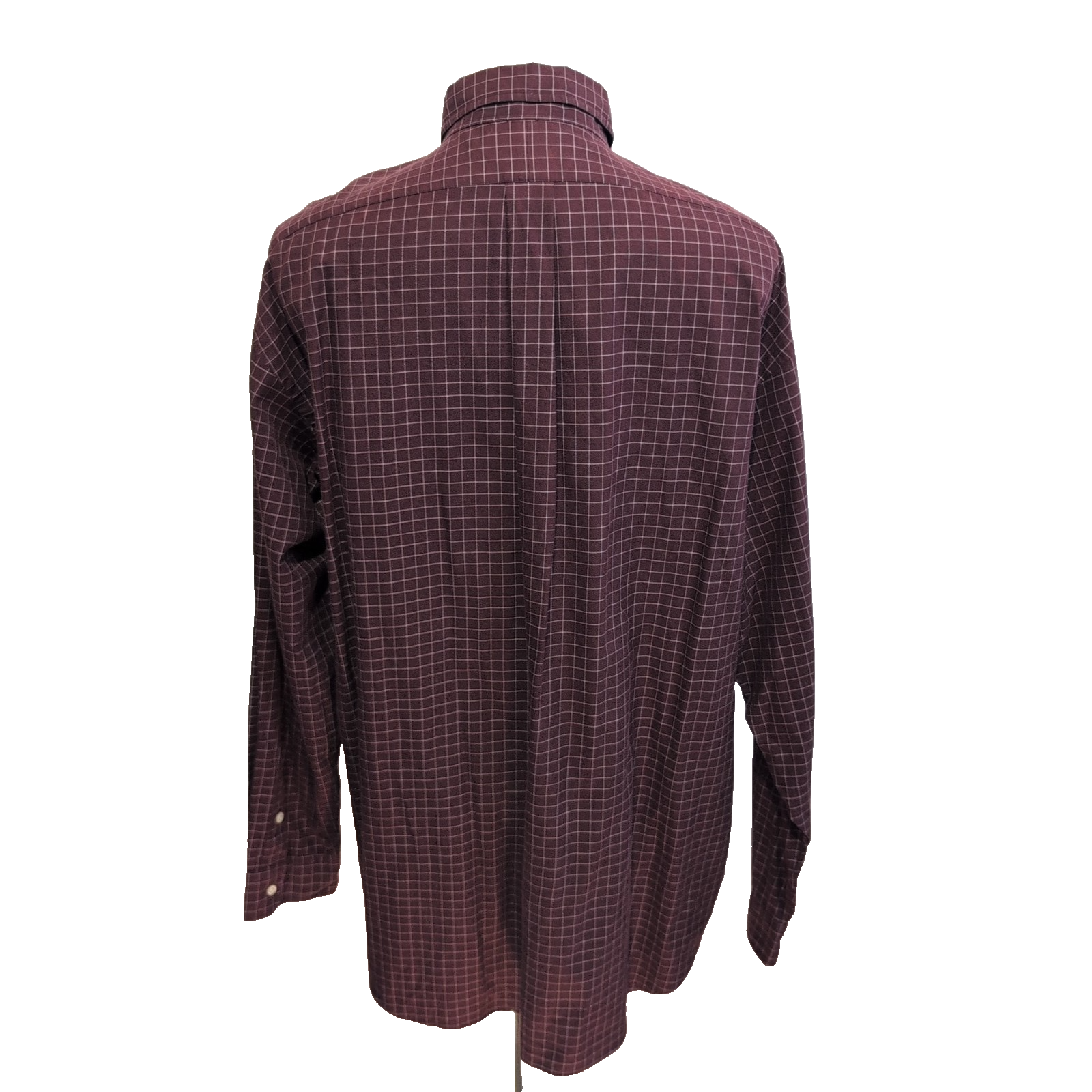 Chemise Ralph Lauren Blake XL XXL Bordeaux Carreaux Manches Longues