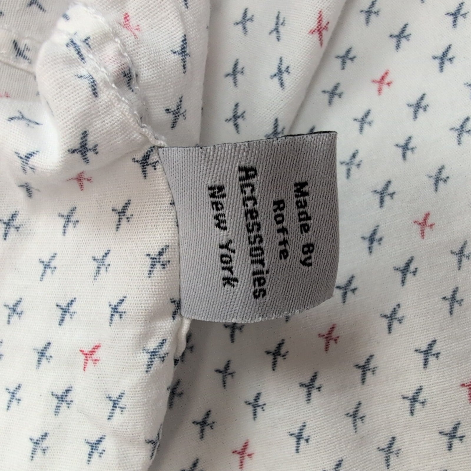 Chemise Nicole Miller XL blanche avions coton stretch manches courtes
