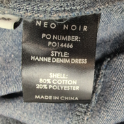 Robe Neo Noir 36 Jean Bleu Manches Longues Neuve Étiquette
