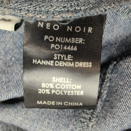 Robe Neo Noir 36 Jean Bleu Manches Longues Neuve Étiquette