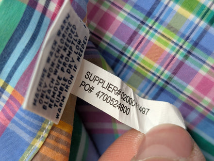 Chemise Polo Ralph Lauren à carreaux stretch multi couleur coton taille XXL