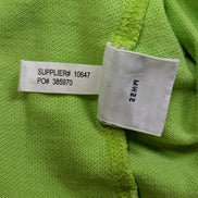 Polo manches courtes Polo Ralph Lauren XL vert anis logo bleu marine coton