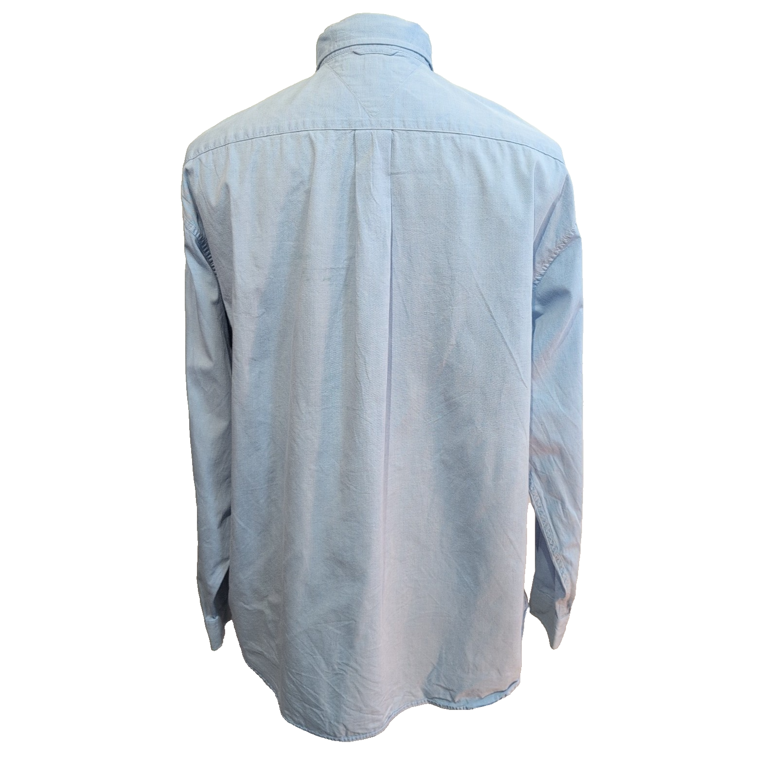 Chemise TOMMY HILFIGER Golf Bleu Clair Manches Longues - Taille L