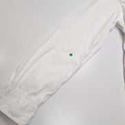 Chemise Polo Ralph Lauren Taille M Custom Fit Blanche Coton Logo Bleu Marine