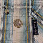 Chemise manches courtes Columbia à carreaux taille XL #203msch