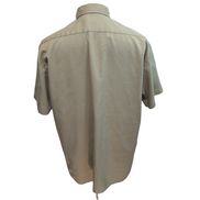 Chemise Dickies L Beige Workwear Manches Courtes Poches Boutonnées