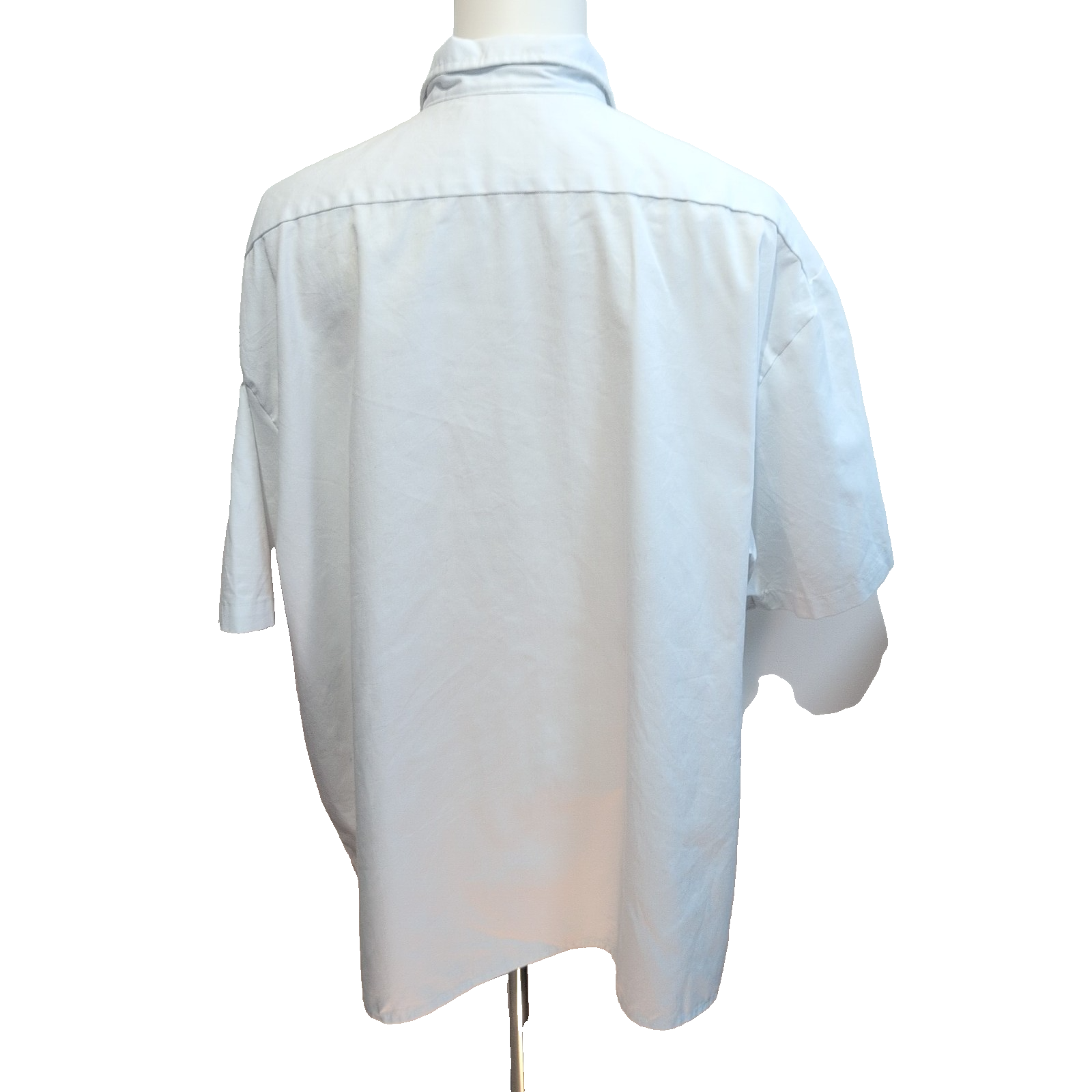 Chemise Dickies 3XL Blanc Workwear Manches Courtes 2 Poches Logo