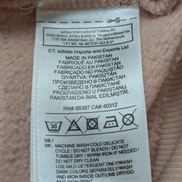 Sweat à Capuche Adidas Saumon - Grand Logo Blanc - Taille XS