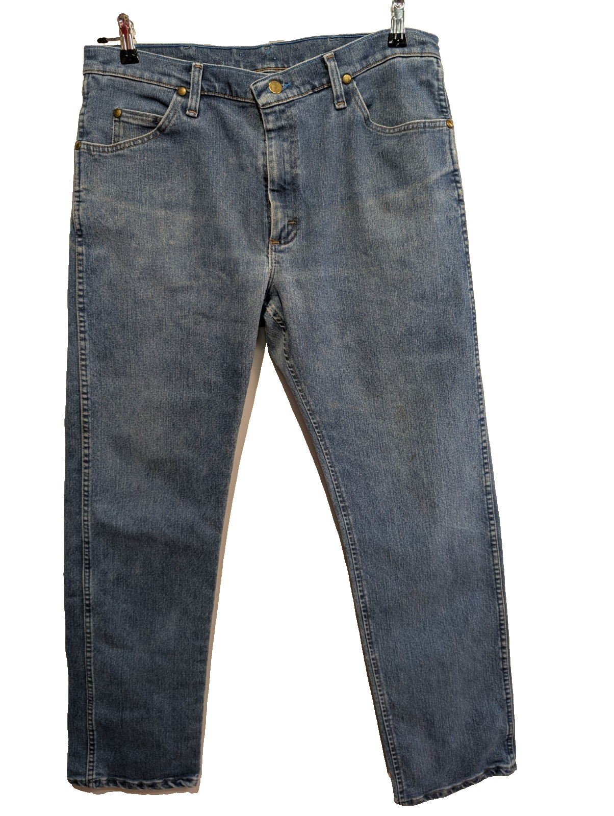 Jean Wrangler A102 Vintage Regular Fit Homme W36 L34 Bleu Denim Classic Straight