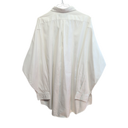 Chemise Ralph Lauren blanche logo marron taille XL #2817