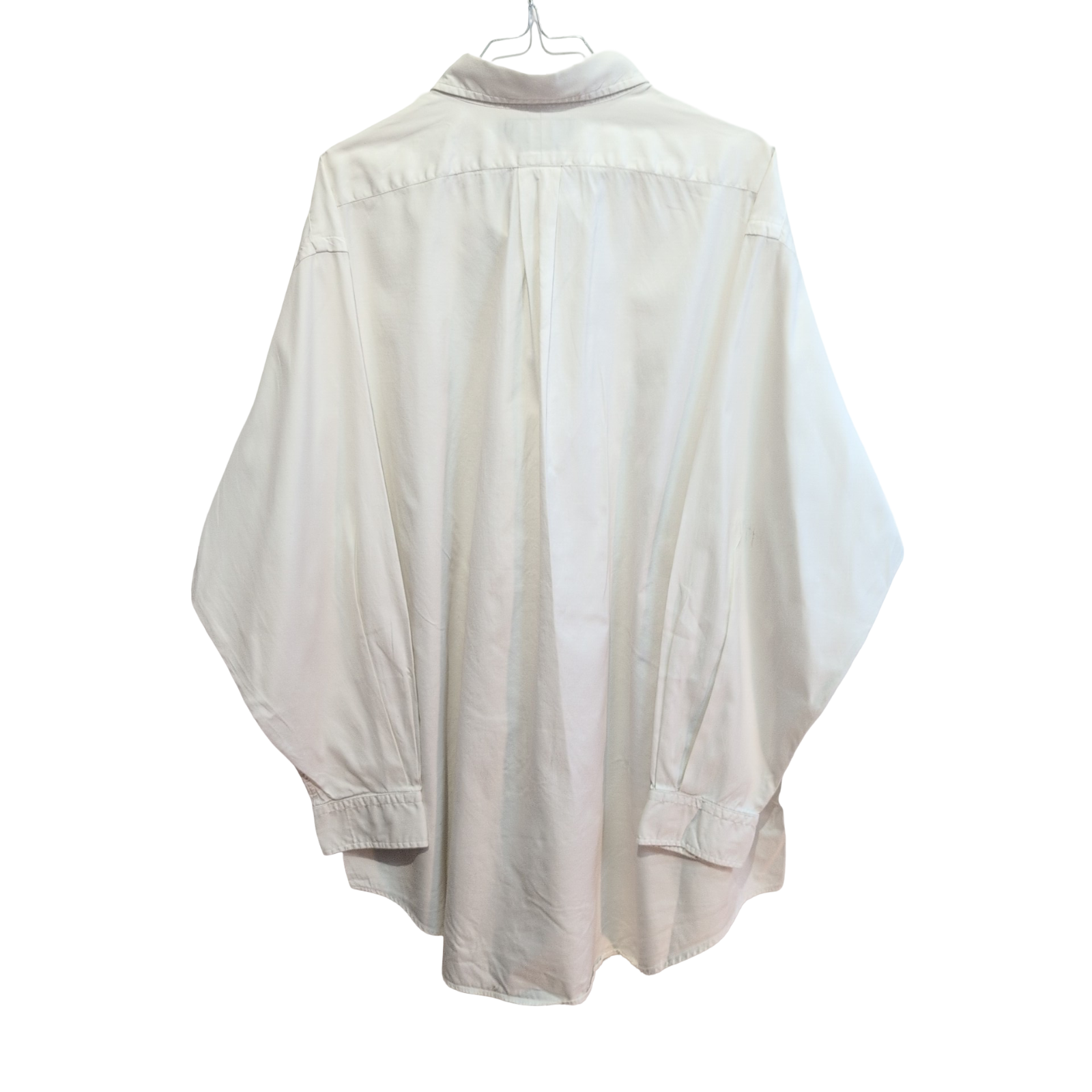 Chemise Ralph Lauren blanche logo marron taille XL #2817