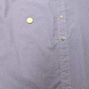 Chemise Ralph Lauren Homme M Violet Carreaux Gingham Manches Longues Custom Fit