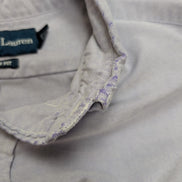 Chemise Ralph Lauren L Lilas Oxford Custom Fit Shirt Button Down Manches Longues
