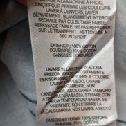CHEMISE COLUMBIA Coton Patiné Bleu L Homme 2 Poches Casual Boutons Métal