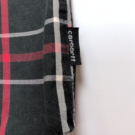 Chemise Carhartt Manches Courtes Rouge et Noir à carreaux - Taille XL