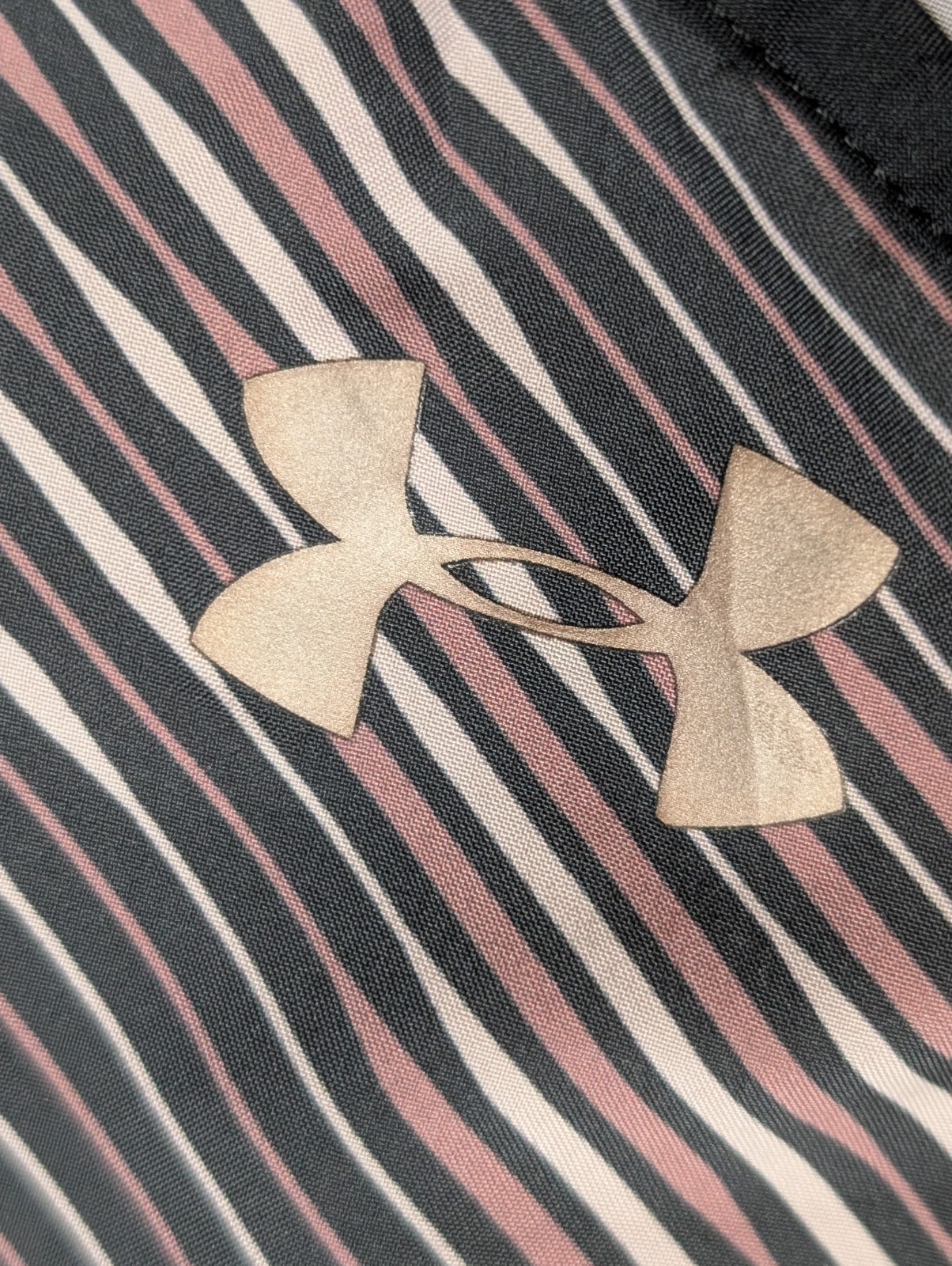 Short Under Armour HeatGear Rayé Noir & Marron - Femme Taille L