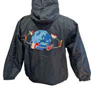 Veste Anorak Disney Land Vintage Marine S (12 ans) Coupe-Vent Doublé Polaire 🏰