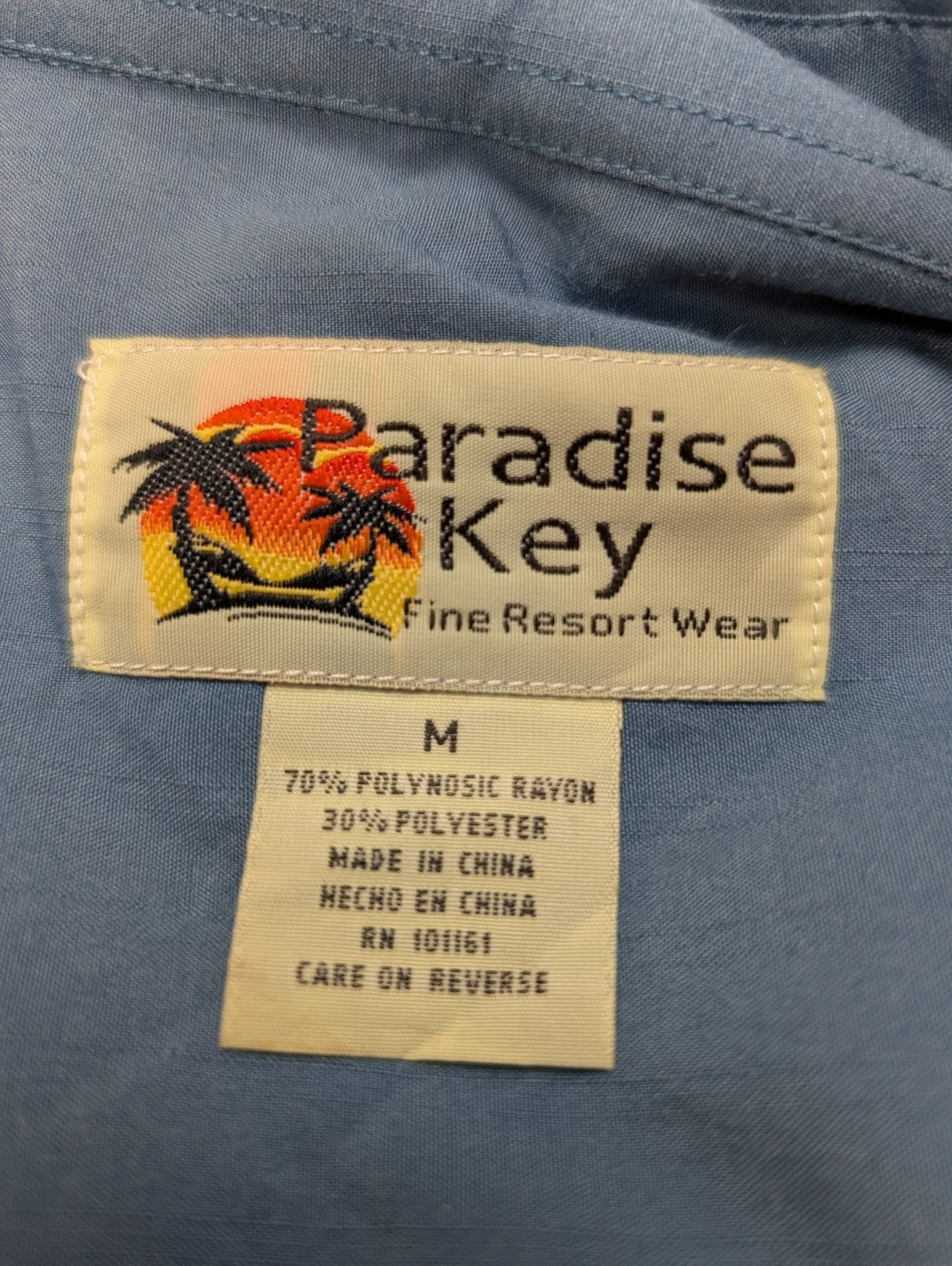 Chemise hawaïenne Paradise Key Cocktail femme manches courtes taille