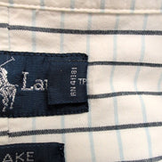 Chemise Ralph Lauren Blake XXL Carreaux Bleu Manches Courtes Button Down Shirt