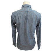 Chemise Ralph Lauren Slim Fit M Bleu Effet Jean Philippines Coton manches longue