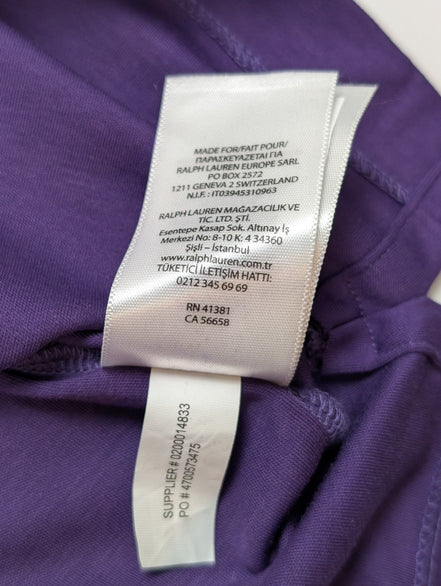 Polo manches courtes Polo Ralph Lauren XL violet logo multicolore Classic Fit