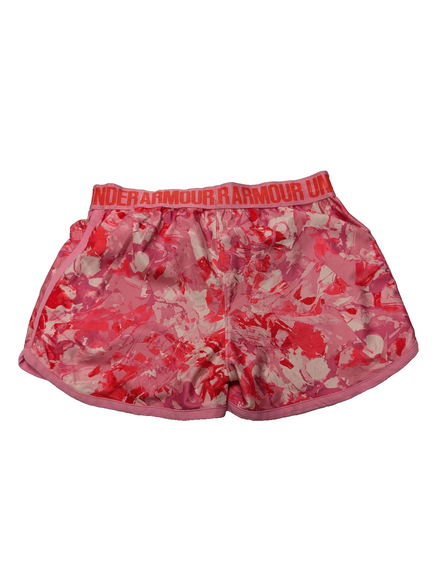 Short Under Armour HeatGear Rose à Motifs - Femme Taille L