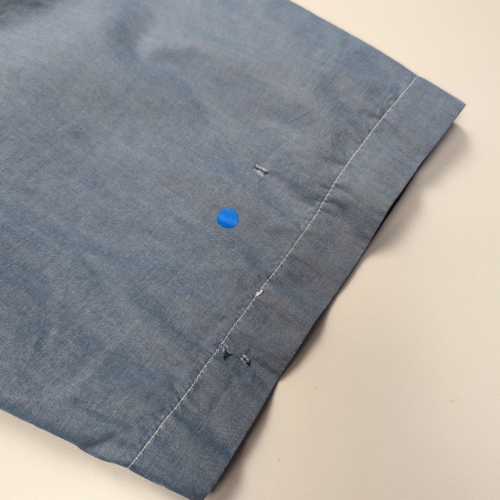 Chemise Dickies 3XL Bleu Manches Courtes Workwear 2 Poches Logo Brodé