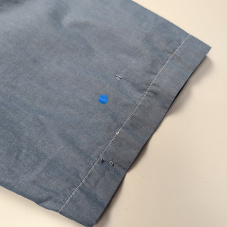Chemise Dickies 3XL Bleu Manches Courtes Workwear 2 Poches Logo Brodé