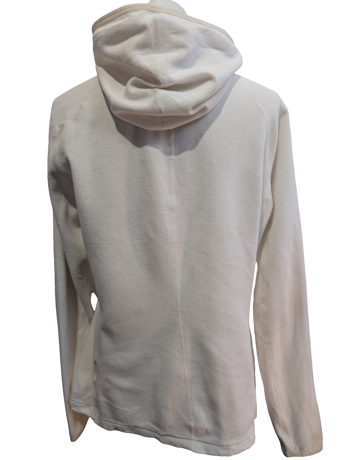 Veste Polaire Microfibre Blanche femme avec Capuche - Taille XL