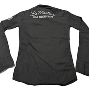 Chemise La Martina x Porsche Noire Stretch - Taille S (Coupe ajustée)