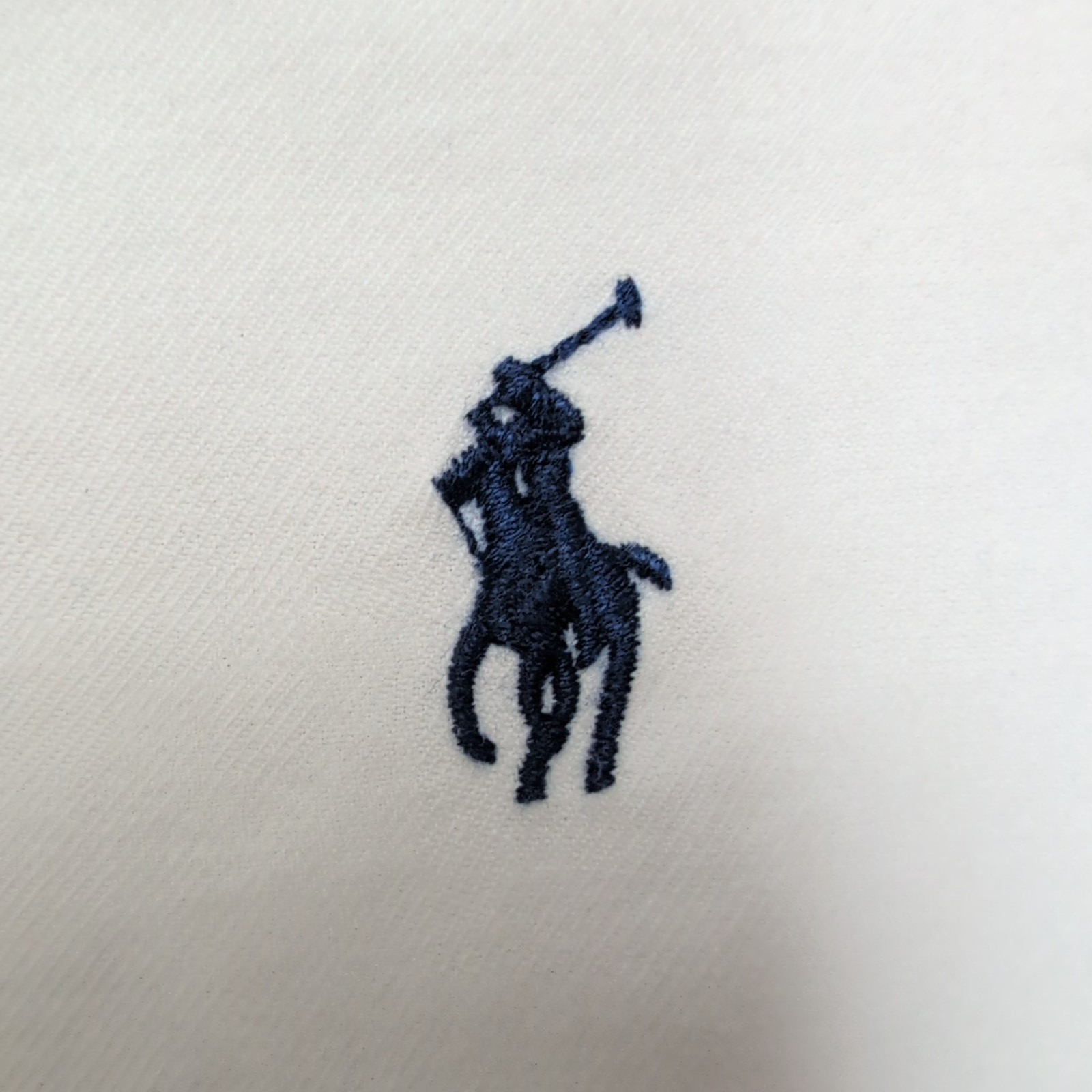 Chemisier Polo Ralph Lauren Taille S Blanc Logo Bleu Marine Manches longues