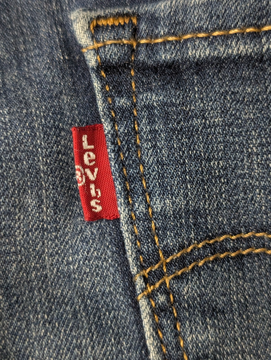 Jean Levi's 710 Super Skinny Femme Bleu Ultra Stretch W27 L30 T34/36