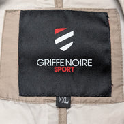 Veste Harrington Griffe Noire Sport Crème XXL Homme Blouson Vintage Chic Casual