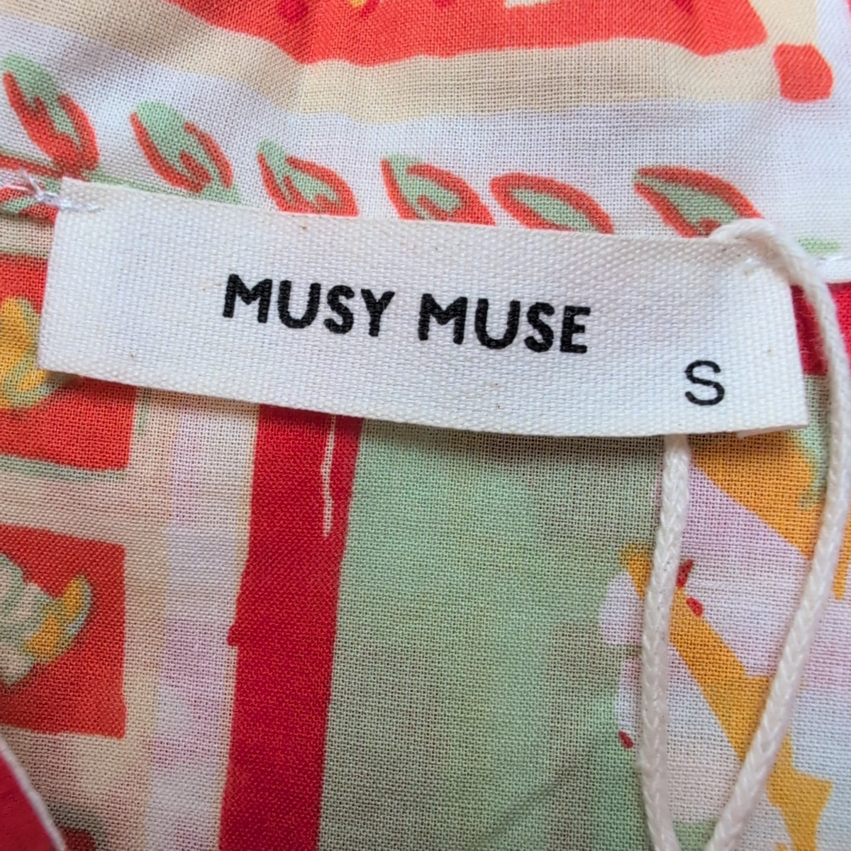 Chemise Hawaïenne Femme Musy Muse Paris S Neuve Coton Manches Longues
