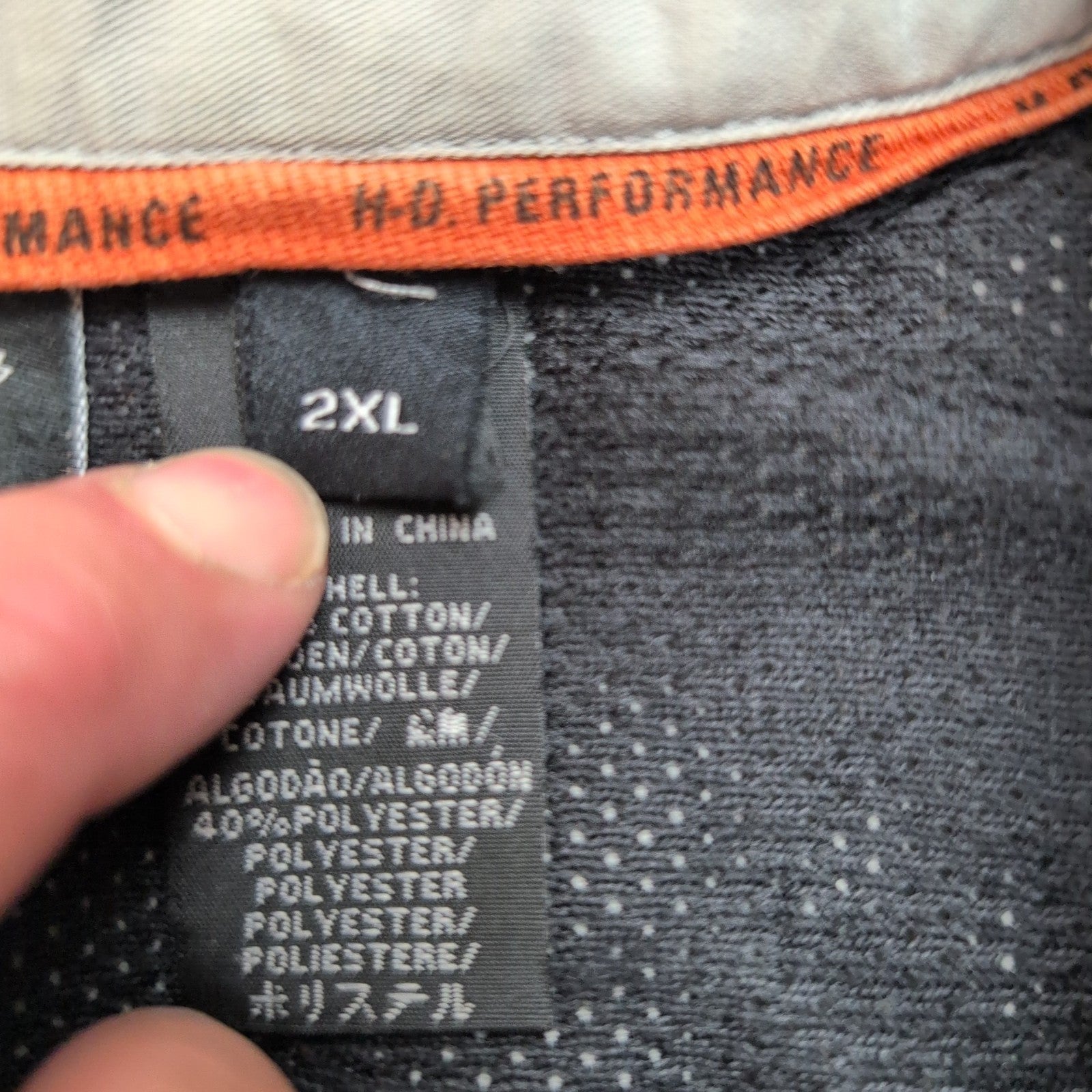 Chemise Harley Davidson 2XL Grise Manches courtes Ventilée Tête de Mort 2 Poches