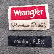 Chemise Wrangler Comfort Flex Stretch Manches Longues Noire Taille XL