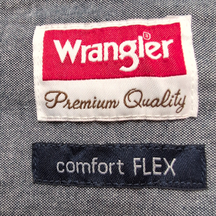 Chemise Wrangler Comfort Flex Stretch Manches Longues Noire Taille XL