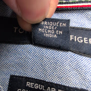 Chemise Tommy Hilfiger Verte À Petits Carreaux Regular Fit Taille XXL