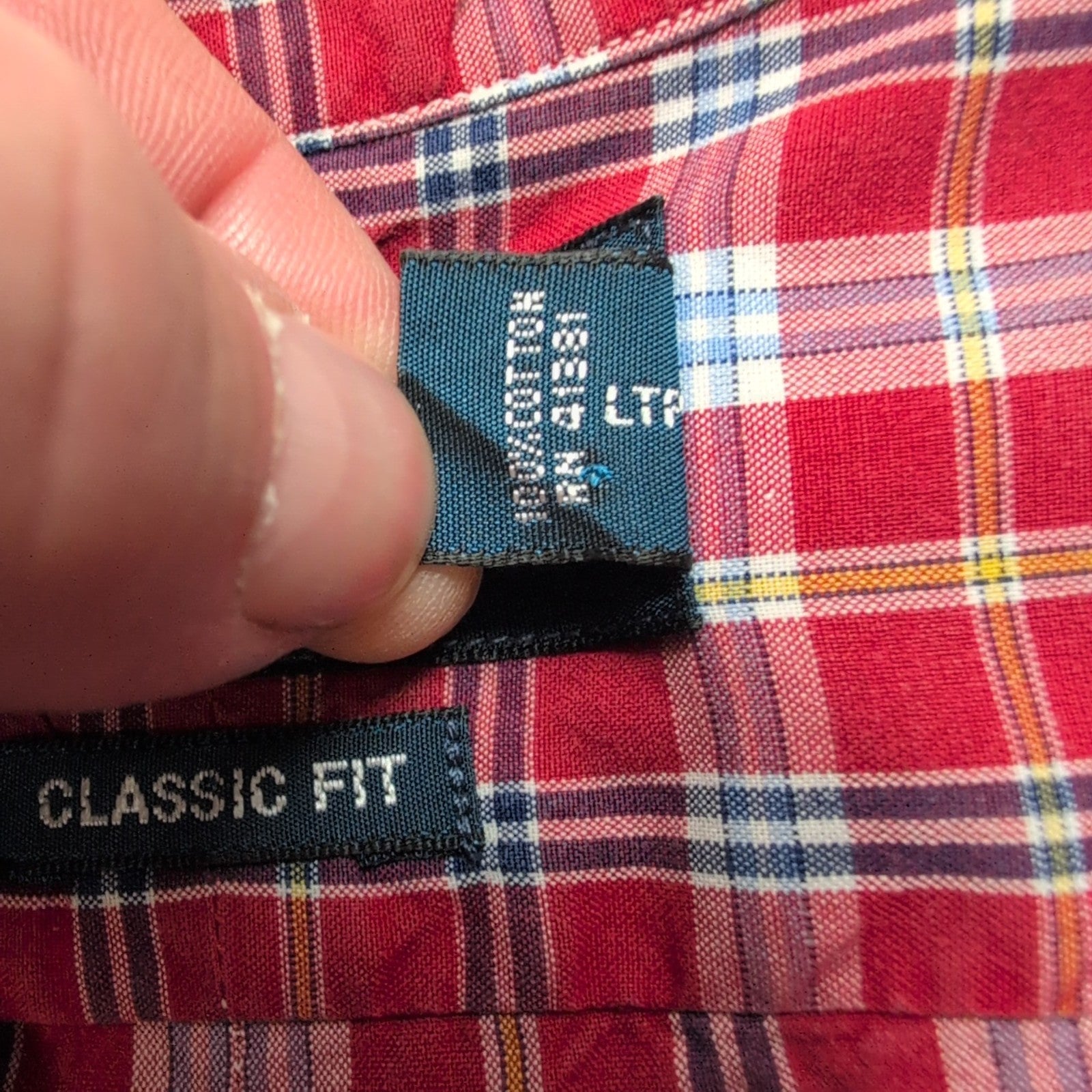 Chemise Ralph Lauren Classic Fit XL Rouge Carreaux Manches Courtes