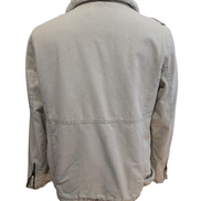 Blouson Veste Levis Homme L Doublé Sherpa Crème Beige Vintage Fermeture Zip