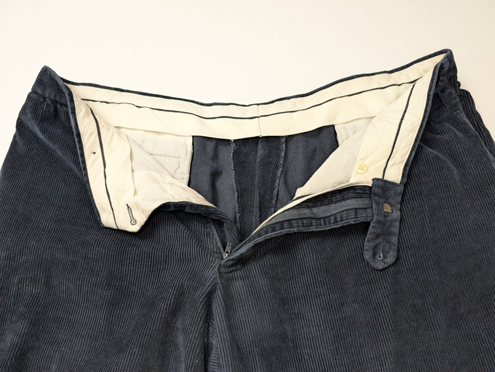 Pantalon Velours Lauren Ralph Lauren W36 L28 Bleu Marine Excellent État