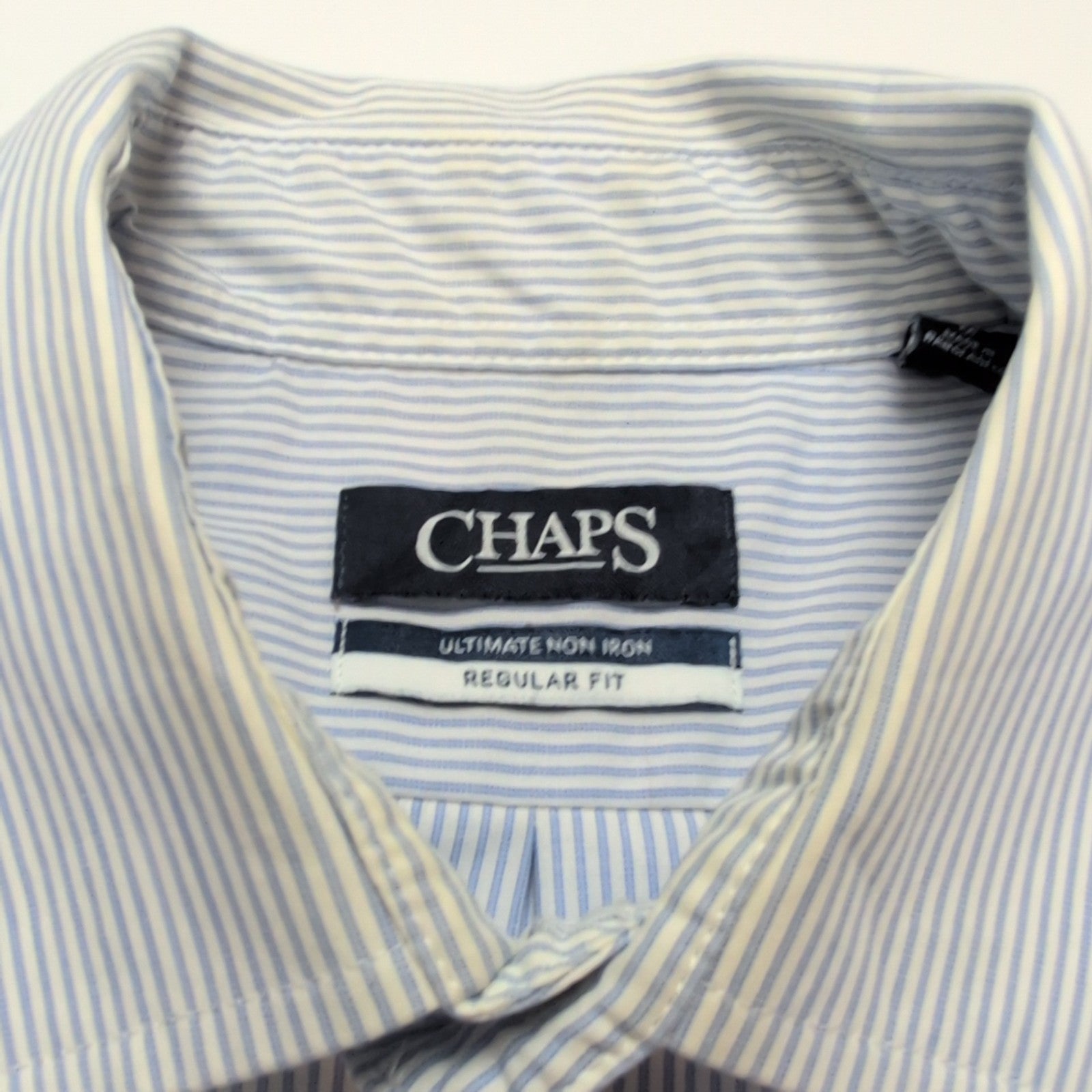 Chemise CHAPS bleue à rayures taille M #69e