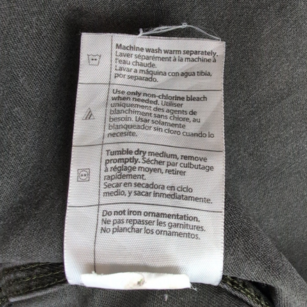 Chemise Carhartt XL Vert Foncé Coton Épais Workwear Manches Longues