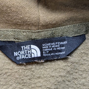 The North Face Sweat à Capuche Kaki Logo Noir - Taille S Femme