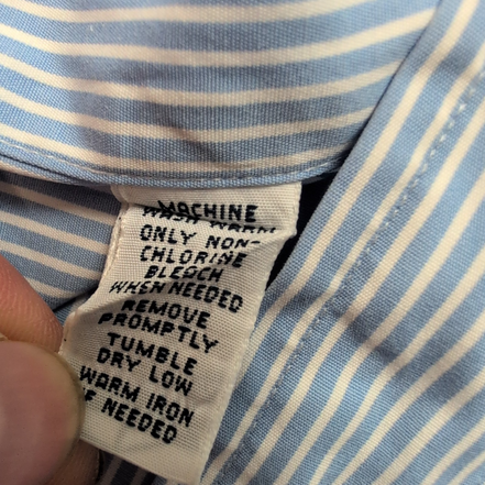 Chemise Polo Ralph Lauren Regent L Rayures Col Mao Logo Rose manches courtes
