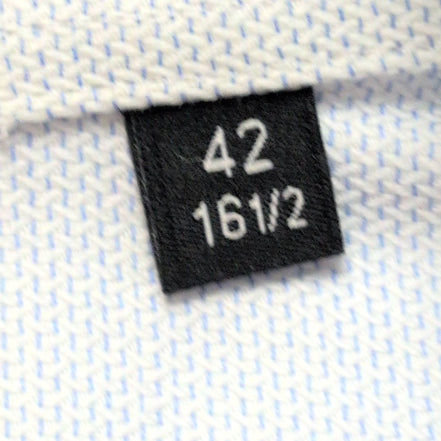Chemise HUGO BOSS Slim Fit 100% Coton Piqué Bleu Clair Taille 42 L/XL